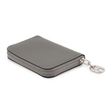 Load image into Gallery viewer, HERMES Zip Ango Compact Chaine d'Ancre Card Case Gris Meyer Evercolor
