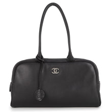 Load image into Gallery viewer, CHANEL Bowling Bag BlackAS6211-B23874-94305 Calf Leather Size Large