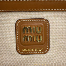 Load image into Gallery viewer, MIUMIU Bow Bag Canela5BB163 Corduroy Leather Size Large