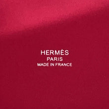 将图像加载到图库查看器中,HERMES H Ambie Framboise Toile H Swift Leather Size PM
