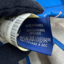 将图像加载到图库查看器中,HERMES KareH Robocabaar ROBOCABAR Size 100 Etoupe/Blanc/Blue Cashmere70% Silk30%
