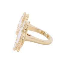 Load image into Gallery viewer, Van Cleef & Arpels Magic Alhambra Entre Le Door Ring Size 51/#11VCARN05551/VCARN05500 18K Yellow Gold