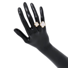 Load image into Gallery viewer, Van Cleef & Arpels Magic Alhambra Entre Le Door Ring Size 51/#11VCARN05551/VCARN05500 18K Yellow Gold