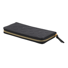 Load image into Gallery viewer, LOUIS VUITTON Portefeuille Clemence NoirM60171 Monogram Empreinte Leather