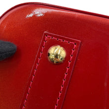 将图像加载到图库查看器中,LOUIS VUITTON Alma Pomme D'amourM91593 Monogram Vernis Leather Rayures Size BB
