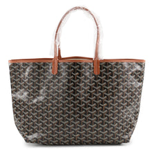 Load image into Gallery viewer, GOYARD Saint Louis Black/TanSTLOUIPMLTY01CL03P PVC Leather Size PM