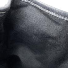 将图像加载到图库查看器中,BALENCIAGA Navy Cabas 2WAY Handbag Gray390346 Leather Canvas Size XS