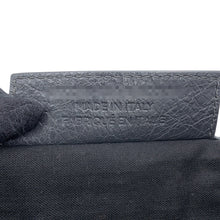 Load image into Gallery viewer, BALENCIAGA Navy Cabas 2WAY Handbag Gray390346 Leather Canvas Size XS