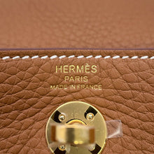 Load image into Gallery viewer, HERMES Lindy Gold Taurillon Clemence Size Mini