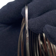 将图像加载到图库查看器中,HERMES Twilly Fringe Les Crèmes à Pois Blue Marine/Argent/Multi Silk100% Leather