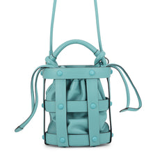 Load image into Gallery viewer, Ferragamo Cage Bag Light Blue211403 751237 Leather