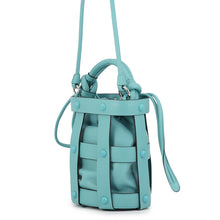 Load image into Gallery viewer, Ferragamo Cage Bag Light Blue211403 751237 Leather