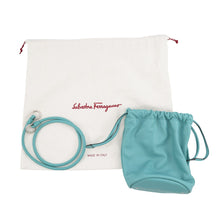 Load image into Gallery viewer, Ferragamo Cage Bag Light Blue211403 751237 Leather