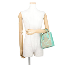 将图像加载到图库查看器中,GUCCI Jumbo GG Canvas Mini Tote Beige/Green671623 Jumbo GG Canvas Leather