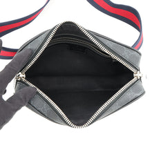 Load image into Gallery viewer, GUCCI GG Supreme Small Belt Bag Black792094 GG SupremeCanvas Leather