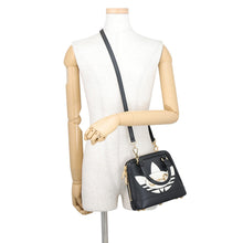 Load image into Gallery viewer, GUCCI Horsebit1955 Gucci x Adidas Mini Top Handle Bag Black/White677212 Leather