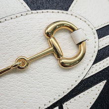 Load image into Gallery viewer, GUCCI Horsebit1955 Gucci x Adidas Mini Top Handle Bag Black/White677212 Leather
