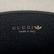 Load image into Gallery viewer, GUCCI Horsebit1955 Gucci x Adidas Mini Top Handle Bag Black/White677212 Leather