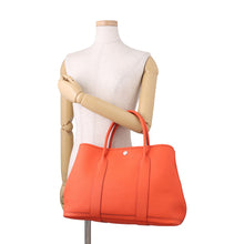 将图像加载到图库查看器中,HERMES Garden Party Buckle Workshop Orange Poppy Country Leather Size PM