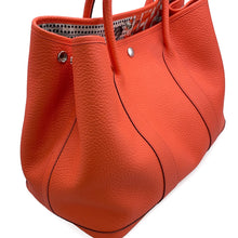 将图像加载到图库查看器中,HERMES Garden Party Buckle Workshop Orange Poppy Country Leather Size PM
