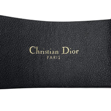 将图像加载到图库查看器中,Dior CD logo Belt Size 70 Black Leather