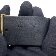 将图像加载到图库查看器中,Dior CD logo Belt Size 70 Black Leather