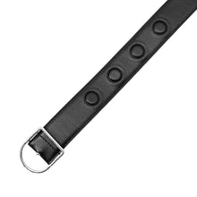 Load image into Gallery viewer, Dior D-buckle belt Size S Black Leather