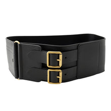 将图像加载到图库查看器中,Dior Maxi Waist Belt Size 80 BlackB0098CMIV Leather