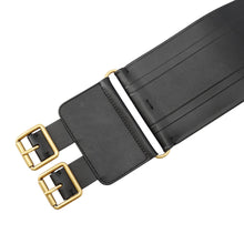 将图像加载到图库查看器中,Dior Maxi Waist Belt Size 80 BlackB0098CMIV Leather