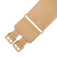 将图像加载到图库查看器中,Dior Maxi Waist Belt Size 75 BeigeB0098CMIV Leather