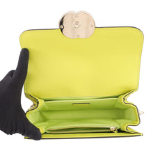 将图像加载到图库查看器中,GUCCI Go Chain Shoulder Bag LimeGreen826761 GG Marmont Leather Size Small