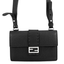 Load image into Gallery viewer, FENDI Selleria Baguette Slim Clutch Black7M0295 Selleria