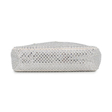 将图像加载到图库查看器中,PRADA Re-Edition 2000 Handbag White1BC515 Satin Rhinestone