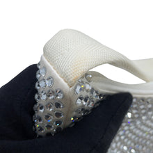 将图像加载到图库查看器中,PRADA Re-Edition 2000 Handbag White1BC515 Satin Rhinestone
