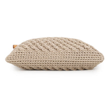 将图像加载到图库查看器中,PRADA Crochet Handbag Brown1BA461 Fabric Size Mini