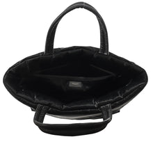 Load image into Gallery viewer, SAINT LAURENT PARIS Wide Puffer Tote Bag Black756269FACY81000 SilkTec Canvas