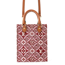 将图像加载到图库查看器中,LOUIS VUITTON Petit Sac Plat BordeauxM69846 Monogram / Jacquard SINCE1854
