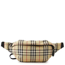 Load image into Gallery viewer, BURBERRY Nova Check Waist Bag Archive Beige8084114 Canvas