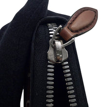 将图像加载到图库查看器中,Berluti Itauba Calligraphy Zip Around Brown scritto leather