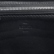 将图像加载到图库查看器中,Berluti Itauba Calligraphy Zip Around Brown scritto leather