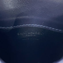 将图像加载到图库查看器中,SAINT LAURENT PARIS FawnShoulder Navy Patent Leather