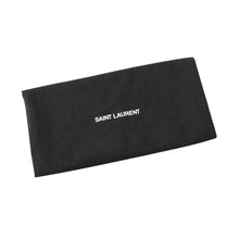 将图像加载到图库查看器中,SAINT LAURENT PARIS FawnShoulder Navy Patent Leather