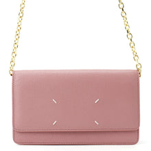 将图像加载到图库查看器中,Maison Margiela Maison Margiela Chain Wallet PinkSA3UI0008 Leather Size Large
