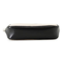 Load image into Gallery viewer, SAINT LAURENT PARIS Lou Fringe Camera Bag Beige/Black612563 Canvas Leather Size Mini