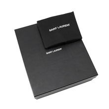 Load image into Gallery viewer, SAINT LAURENT PARIS Lou Fringe Camera Bag Beige/Black612563 Canvas Leather Size Mini