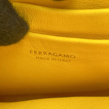 Load image into Gallery viewer, Ferragamo Gancini HUG Smartphone Shoulder Bag Yellow220650 770895 Calf Leather