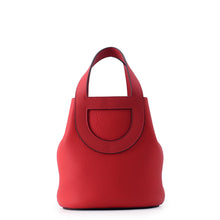 将图像加载到图库查看器中,HERMES In the loop Rouge Casaque Taurillon Clemence Swift Leather Size 18