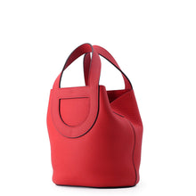 将图像加载到图库查看器中,HERMES In the loop Rouge Casaque Taurillon Clemence Swift Leather Size 18