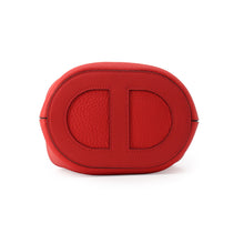 将图像加载到图库查看器中,HERMES In the loop Rouge Casaque Taurillon Clemence Swift Leather Size 18
