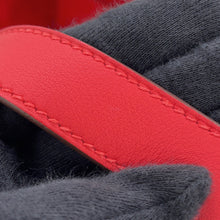 将图像加载到图库查看器中,HERMES In the loop Rouge Casaque Taurillon Clemence Swift Leather Size 18